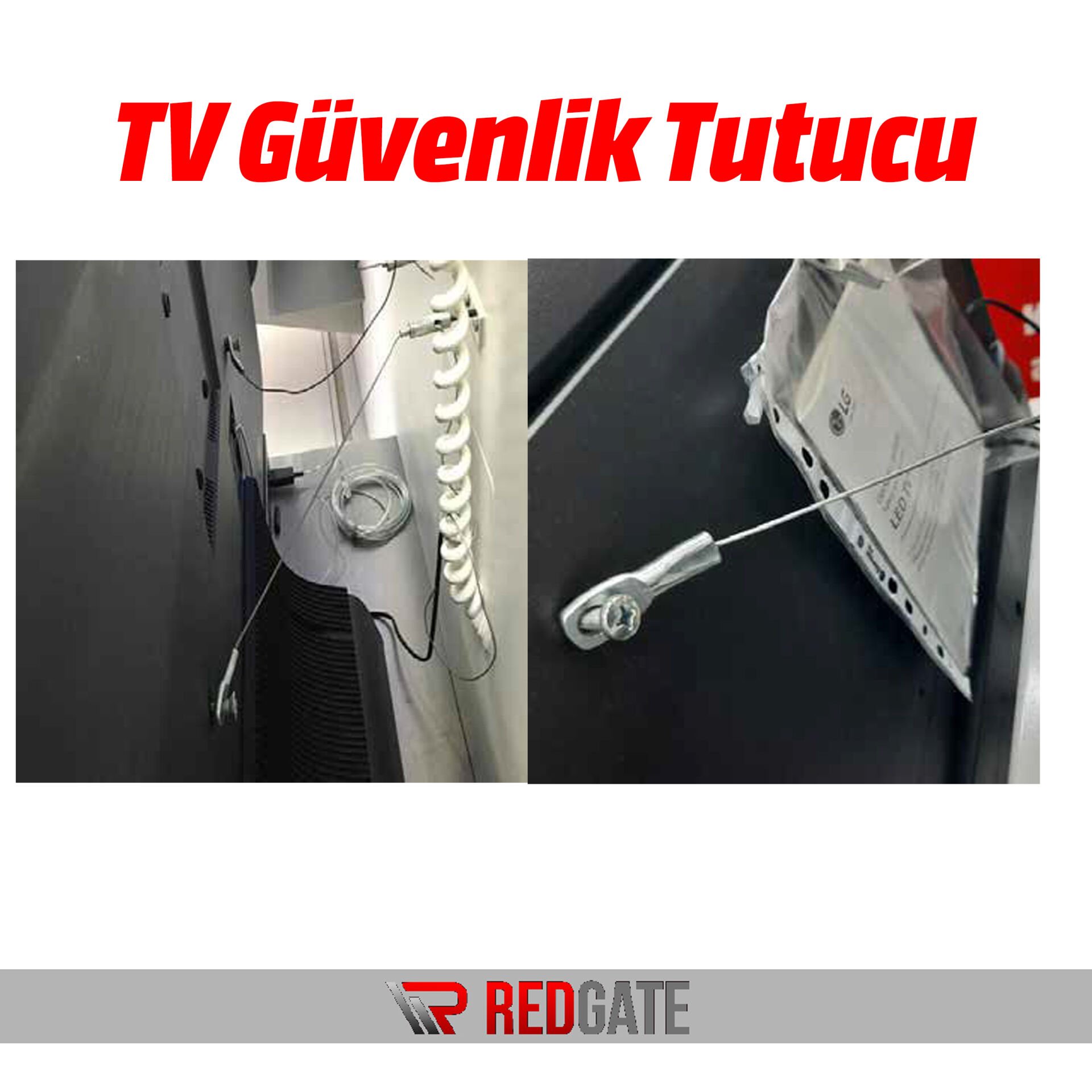 Tv Güvenlik Tutucu Teli