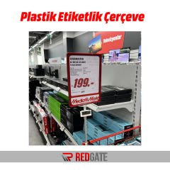 Plastik Etiketlik + Teleskopik Yaylı Çubuk