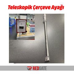 Plastik Etiketlik + Teleskopik Yaylı Çubuk