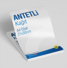 Antetli Kağıt 21X29,7cm Renkli