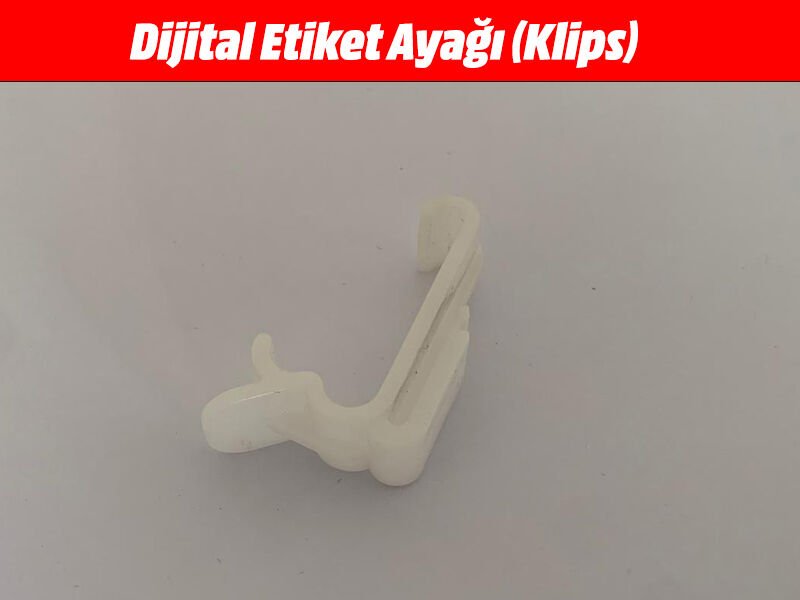 Dijital Etiket Ayağı (Klips)